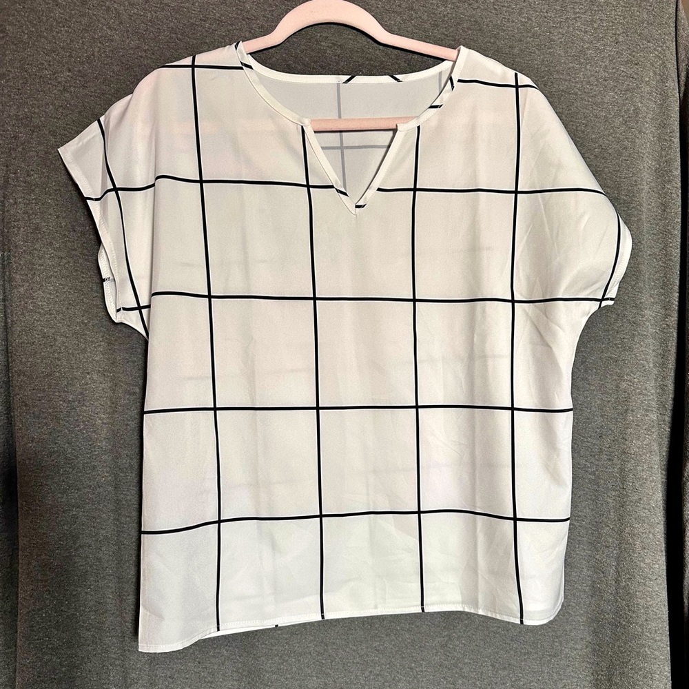 Shein lines dressy shirt